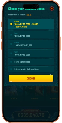 bonus de bienvenue du casino spinanga