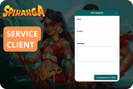 service client du casino spinanga