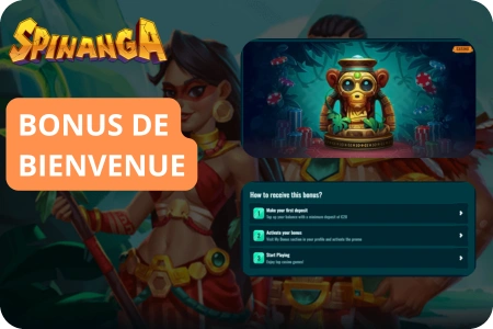 bonus de bienvenue spinanga